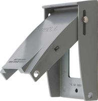 HUBBELL WIRING WATER PROOF COVER 1 GANG GFCI CAST ALUMINUM WP26
