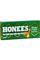 Honees - Liquid Honey Menthol Euclayptus Drops - 9 Lozenges (pack of 20)