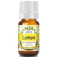 Pure Gold Lemon Essential Oil, 100% Natural & Undiluted, 10ml