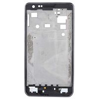 JUNXI Phone case Phone Cover LCD Middle Board with Button Cable, for Galaxy S II / i9100(White) (Color : Black)