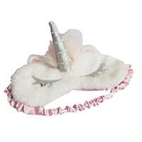 Song Qing Lovely Unicorn Horn Happy Travel Sleeping Eye Mask Cover Blindfold for Sleep