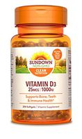 Sundown Vitamin D3 1000 IU, 200 Softgels