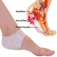 Heel Pain Relief Protectors 2 Pairs - Plantar Fasciitis Treatment -oot Shoe Inserts for Achilles Tendonitis Tendon,Relief Heel Pain,Bruised Foot Cracked Heels for Women Men Protective Film