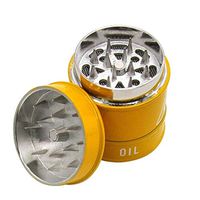 Edited 3 Layers Zinc Alloy Spice Herb Tobacco Grinder Smoking Kitchen Tools Tobacco Pipes
