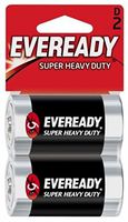 Eveready Super Heavy Duty D Batteries 2 ea (Pack of 9)