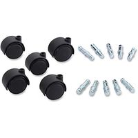 Soft Wheel Deluxe Casters Set Modern Contemporary Metal Nylon