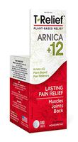MediNatura T-Relief Natural Pain Relief With Arnica + 12 Plant-Based Pain Relievers - 100 Tablets
