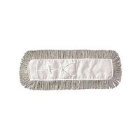 HUB City Industries 5x18MAT White Matrix Economy Cotton Blend Dust Mop with Tie Enclosures, 5" x 18"