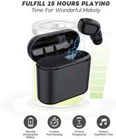Bluetooth Earbuds, ownta Mini Wireless Headphones with Light Charging Case Car Headset Compatible iPhone 6 7 8 Plus X/iPad Samsung Android/Smartphone - [One Pcs]