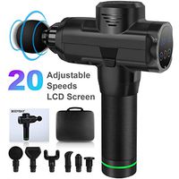 Bodybay Personal Percussion Massage Gun Vibration Deep Tissue Percussion Massager Handheld Deep Muscle Quiet Massager for Athletes Pain Relief and Muscle Recovery