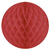5" Burgundy Honeycomb Ball
