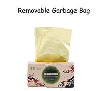Auto Garbage Bag Garbage Bag Roller Recycling Kitchen Trash Bags Recycling Garbage Bags Bag Trash Wastebasket Trash Bags Garbage Bags Bulk Human Garbage Bag 35 Qt Trash Bags Trash Bags (1box Yellow)