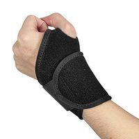 FORESTIME Strength & Conditioning Wrist Wraps Gym Wrist Wraps Band for Weight Lifting and Cross Fit Support with - Professional Grade Elastic Thumb Loops