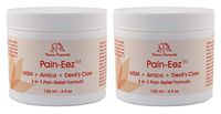 Pain-EEZ All Natural Pain Relief Cream with MSM, Arnica and Devil's Claw, 2-4oz Jars