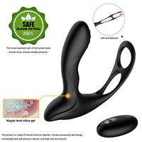 10 Modes Male P-rostate Massager, Rechargeable Waterproof Cordless Full-Body Massager, Handle Therapeutic Percussion for Sore Muscle and Relaxation