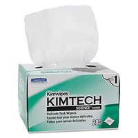 Kimtech 34155CT KIMWIPES, Delicate Task Wipers, 1-Ply, 4 2/5 x 8 2/5, 280/Box,16800/Ct