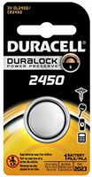 Duracell Lithium Battery Security 3 Volt DL2450B 1 Each (Pack of 2)