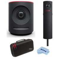 Mevo Plus Live Event Camera by Livestream, Black - Bundle Boost by Livestream, Case for Live Event Camera, Microfiber Cloth