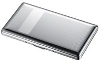 Visol Chase Chrome Cigarette Case (Holds 9-120 Size Cigarettes)