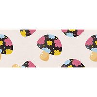INTERESTPRINT Mushroom Cartoon Pattern Wrapping Paper for Wedding, Birthday, Shower, Congrats (2 Rolls)