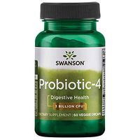Swanson Probiotic-4 3 Billion Cfu 60 Veg Capsules