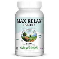 Maxi Health Max Relax - Stress Buster - Quick Acting - Non Addictive - 60 Tablets - Kosher