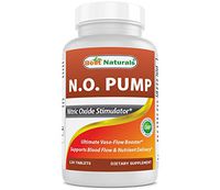 Best Naturals Nitric Oxide NO Pump 3000 mg per Serving 120 Tablets
