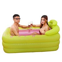 Foldable Inflatable Bathtub, Spa Bathtub, Kids Inflatable Pool Inflatable Pump