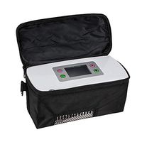 zinnor Portable Insulin Travel Cooler with Digital LCD Mini Adjustable Temperature Refrigerated Case for Drug Reefer Insulin Carrying Box Mini Car Refrigerator