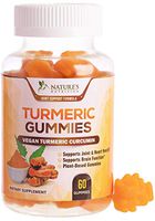Turmeric Curcumin Gummies with Black Pepper, Extra Strength Absorbtion Chewable Vitamins Gummy, Best Vegan Joint Support Turmeric Pills - Joint Comfort for Men & Women - 60 Gummies