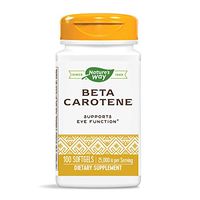 Nature's Way Natural Beta Carotene, 25,000 IU per Serving, 100 Softgels
