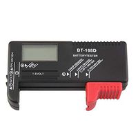 Majoxin New 1 Pcs AAA AA C D Battery Tester for 9V 1.5V and Button Cell AAA AA C D BT-168D Rechargeable Drop Shipping