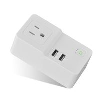 Smart Plug Alexa Devices Support Echo Dot 3, Google Home Mini, Echo Plus, Echo Show, Echo Spot, 2 USB Outlet for TV, Stick, Lights, Air Conditioner