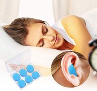 Cinhent Soft Silicone Earplugs - 3 Pairs, Deformable Soft Silicone Ear Plugs,Value Pack –The Original Moldable Silicone Putty Ear Plugs for Sleeping, Snoring, Swimming, Travel, Concerts and Studying