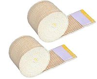 GT USA Organic Elastic Bandage Wrap (2” Wide, 2 Pack) | Hook & Loop Fasteners at Both Ends | Latex Free | Hypoallergenic Compression Roll for Sprains & Injuries