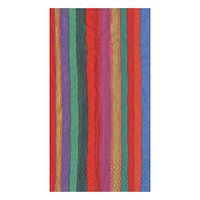 Caspari Balthazar Stripe Paper Guest Towel Napkins, Two Packs of 15