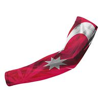 Sincerity First Cannabis Azerbaijan Flag UV Protection Cooling Arm Sleeves for Sports Driving Men Women