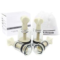 TIMKDLE Vacuum Twist Suction Cupping Therapy Set,Professional Massage Rotary Chinese Acupuncture Cupping Cups for Body Massage,Weight Loss Anti-Cellulite Massage Tools (4PCS-S+M+L+XL)