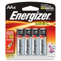 The Excellent Quality 4 Pk, AA Energizer Max Battery