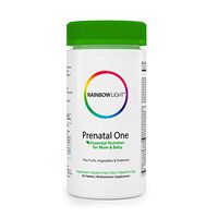 Rainbow Light Prenatal One Prenatal Vitamins, Promotes Immune Health, Clinically Proven Absorption of 7 Key Nutrients, Once-Daily High Potency Multivitamin with Folic Acid, Non-GMO - 90 Tablets