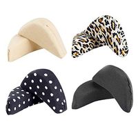 HEALLILY Breathable Sweat-Absorbent Sponge Soft Shoe Toe Cap 4Pairs