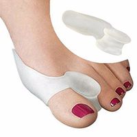 SISHUINIANHUA Silicone Gel Bunion Big Toe Separator Spreader Eases Foot Pain Foot Hallux Valgus Correction Guard Cushion Concealer Thumb 1Pair