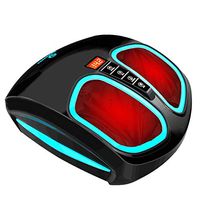 Lzour Shiatsu Feet Massager,Ozone Ion Purification Electric Foot Massage Machine with Heat,Air Compression Massage for Home Office