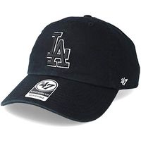 47 Brand Clean Up Los Angeles Dodgers Men's Snapback in Black and White