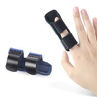 SUPVOX Finger Splint Support Trigger Mallet Finger Brace Tendon Relieve Pain Black