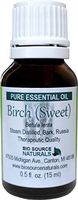 Sweet Birch (Betula lenta) Pure Essential Oil - 1.0 fl. oz / 30 ml - Therapeutic Quality - Aids Inflammation and Joint Pain