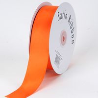 BBCrafts Torrid Orange Satin Ribbon Single Face 3/8 inch 100 Yards