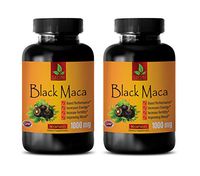 Female Energy suplement - Black MACA 1000 MG - Dietary Supplement - maca Root Capsules for Women - 2 Bottles 180 Capsules