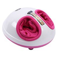 OMZBM Electric Foot Massager With Heat Function Delivers Deep-Kneading Shiatsu Therapy Plantar Feet Massage For Tired Muscles,Pink
