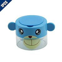 KOOBOOK 1Pcs Lovely Pill Separators Pill Tablet Grinder Medicine Cutter Crusher Storage Compartment Box Easy to Carry Blue